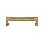 M Marcus Heritage Brass Cabinet Pull Bauhaus Hammered Design 101mm Centre to Centre